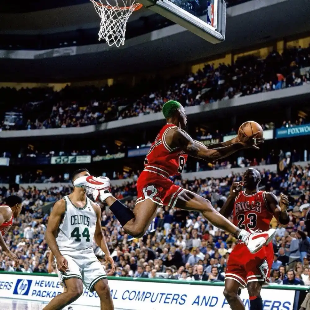 カスタムローズポスターマイケル Mj ステッカースコッティピッペン壁画