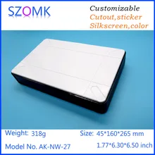 one piece High quality ABS material plastic network enclosure router electrical junction box case 45*160*265mm