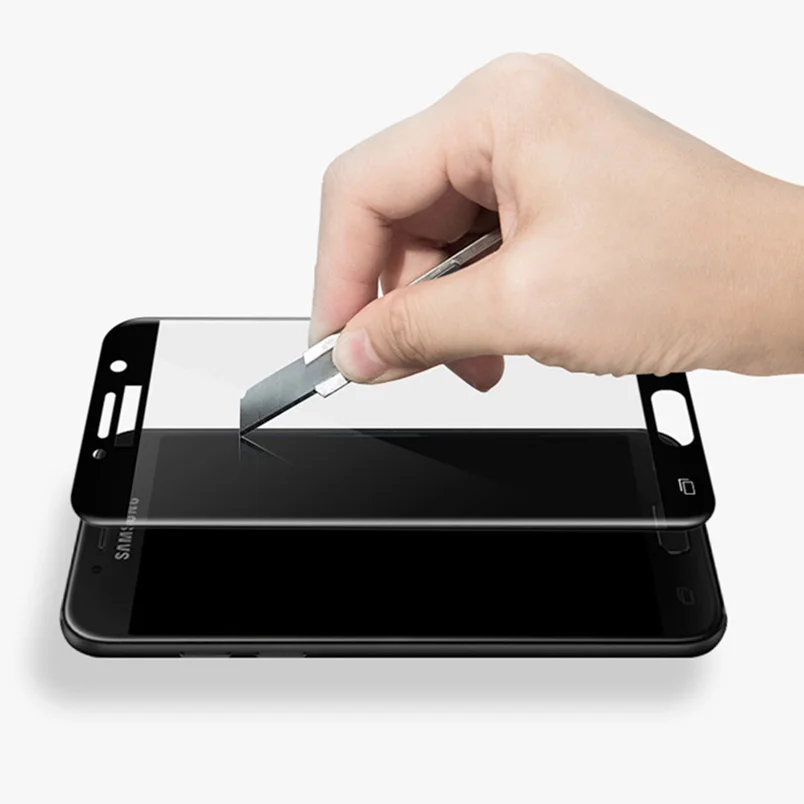 Для Samsung Galaxy A8 A7 Pro Plus J7 Prime Max 2017 2018 полноразмерная пленка 9D Защитная для экрана из
