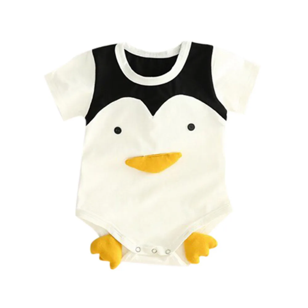 مولود جديد طفلة طفل الصيف المطبوعة قصيرة الأكمام القطن الكرتون المطبوعة 3D رومبير زي ملابس الطفل ملابس الصيف 2019 مولود جديد طفلة طفل الصيف المطبوعة قصيرة الأكمام القطن الكرتون المطبوعة 3D رومبير زي ملابس الطفل ملابس الصيف 2019