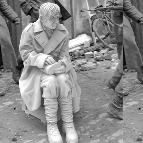 

1/35 captives resin kit soldiers GK Military theme of WWII scene combination Uncoated No colour