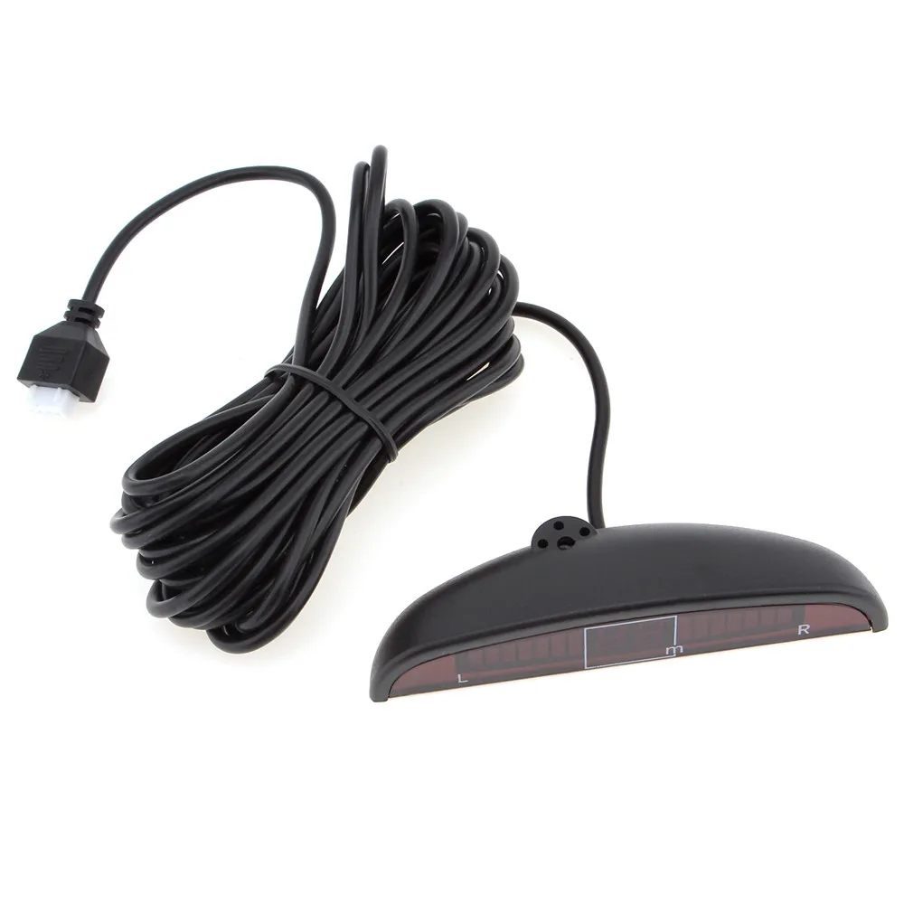Light Heart Car Auto Led Parking Sensor Parktronic Display 4 Sensors Reverse Backup Assistance Radar Detector Monitor System