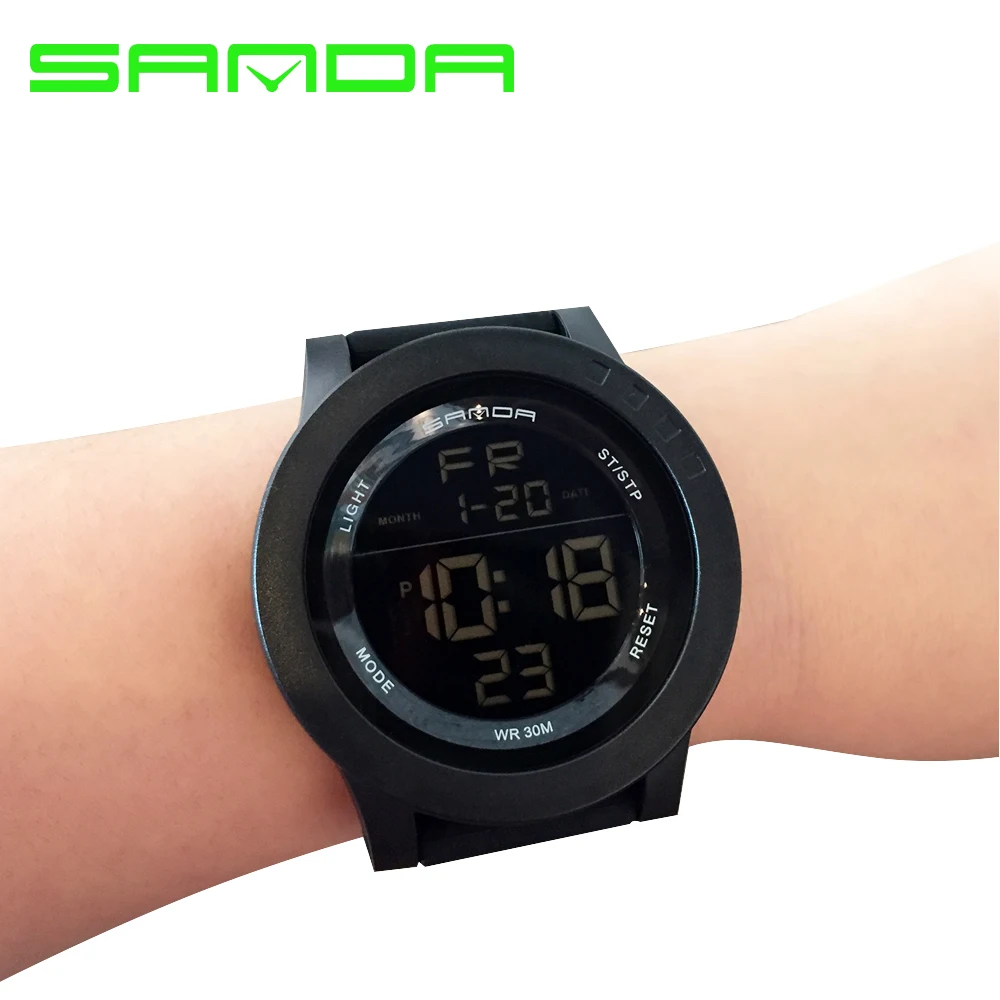 

Men Sports Watches Countdown Shock Watch Alarm Back Light Digital Wristwatches 30M Waterproof Shock Resistant