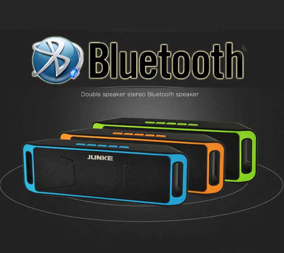 SC208 Беспроводной стерео Bluetooth Динамик Портативный открытый аудио двойным рогом Динамик s Поддержка TF карты USB Disk fm-радио колонка