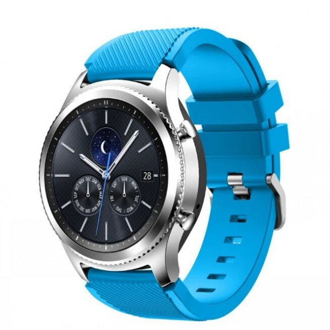 KINGBEIKE Sports Silicone WatchBands For Samsung Galaxy Gear S3 Classic Frontier R760/765/770 Smart Watch Strap 22mm