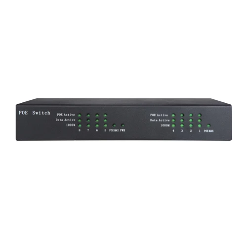 TS8208-4P 4 порт полный гигабитный коммутатор POE Switch, 4 PoE порта, 8 портов 10/100/1000 м переключатель ieee802.3af/at