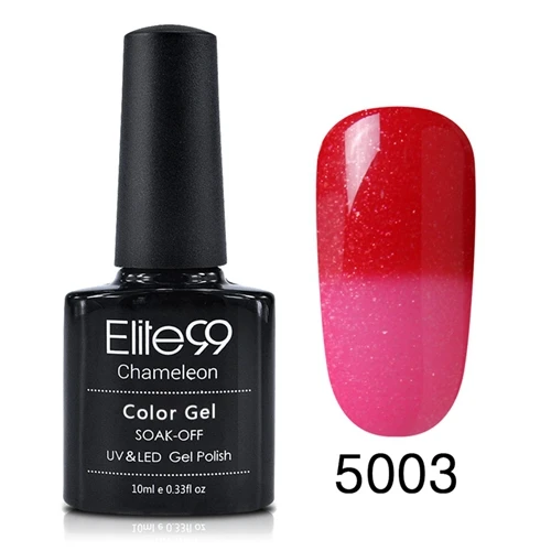 Elite99 хамелеонический Гель-лак для ногтей, 10 мл, меняющий цвет при температуре, Гель-лак для УФ-отверждения, меняющий настроение, Гель-лак для ногтей - Цвет: 5003