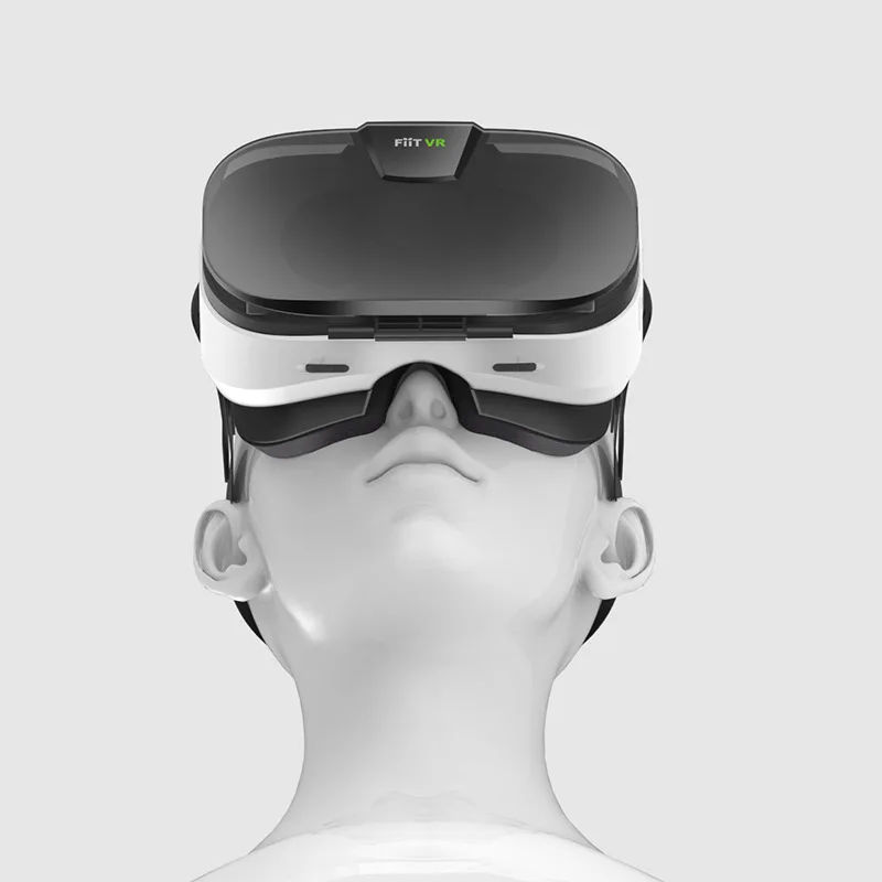 Новинка! Fiit 2N Виртуальная реальность смартфон VR 3D очки Google картонная видеоигра модель VR гарнитура коробка для 4-6.5 'смартфон