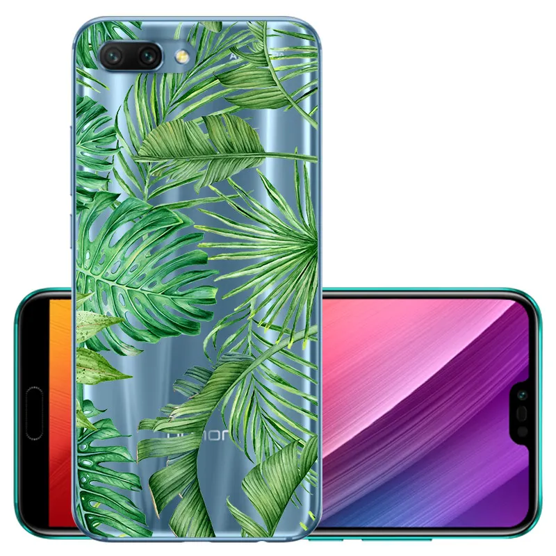 CROWNPRO Funda для huawei Honor 10 чехол s Силиконовый ТПУ для Honor10 5,8" мягкая задняя крышка прозрачный для huawei Honor 10 чехол для телефона TPU - Цвет: GBZ