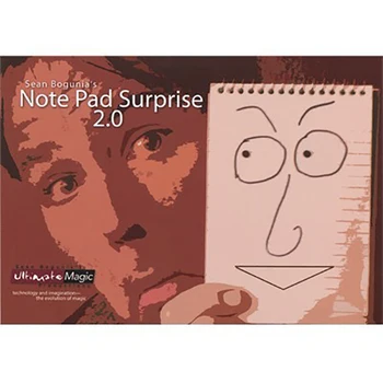 

Free Shipping Close up magic props Note Pad Surprise 2.0 Notebook type animation wizard version 2