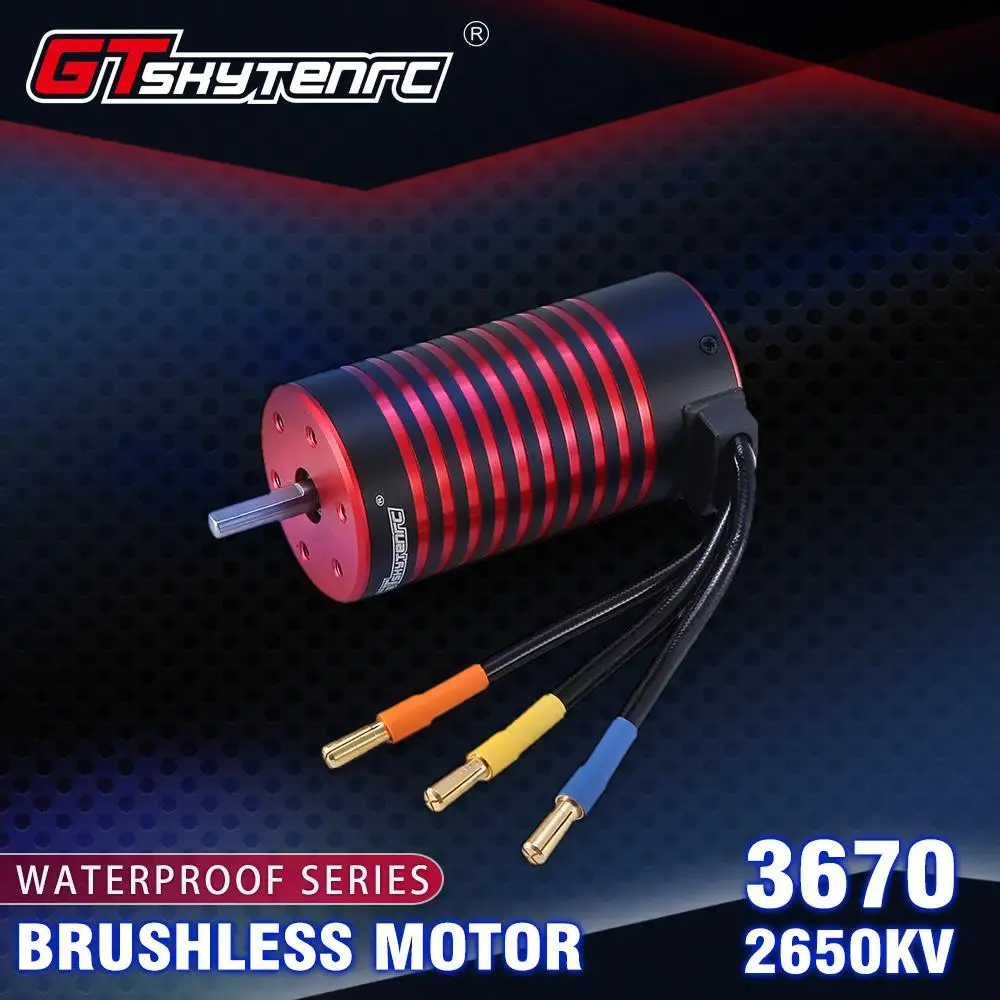 Бесщеточный двигатель GTSKYTENRC 3670 2050KV/2650KV для GTR/Lexus 2S 1:10 3S 4S 1:8 RC Drift Racing внедорожный