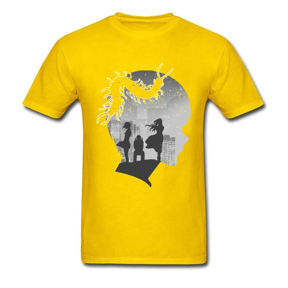  Design Tops Tees On Sale Short Sleeve Men Top T-shirts TpicOriginaltitle Summer Summer/Fall Tops Shirt Crew Neck Ghoul in Tokyo yellow