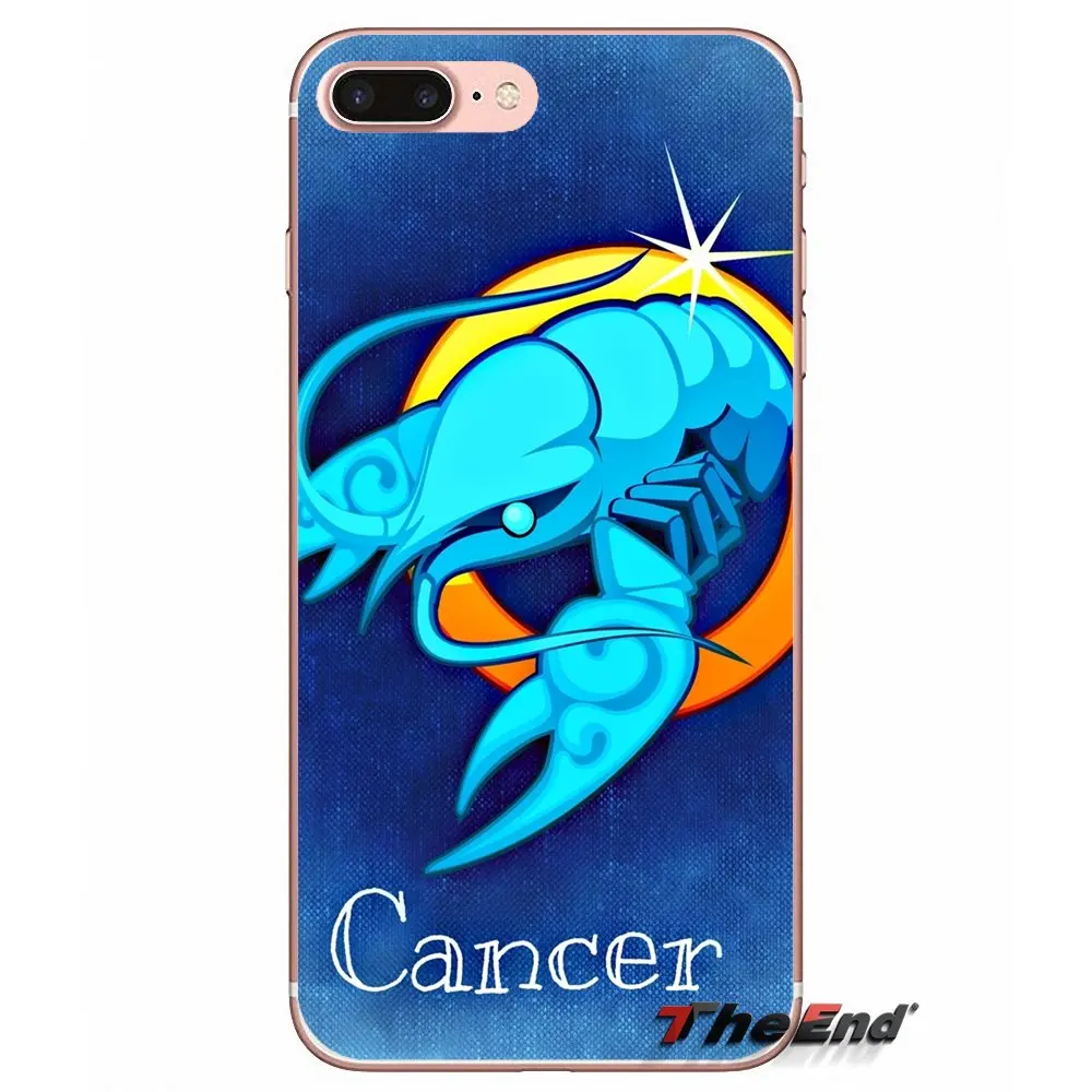 Модный чехол Овен Телец Gemini Leo Virgo для iPhone X 4 4S 5 5S 5C SE 6 6S 7 8 Plus Samsung Galaxy J1 J3 J5 J7 A3 A5 2016