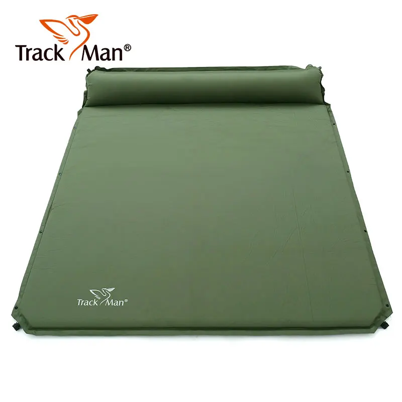 

Trackman 182*152cm 2 Person Outdoor Camping Tent Mat Sleeping Pad with Pillow Travel Automatic inflatable Mat