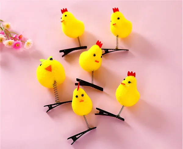 Little Yellow Chicken Hair Clip Fun Make up Decoration - 17-1