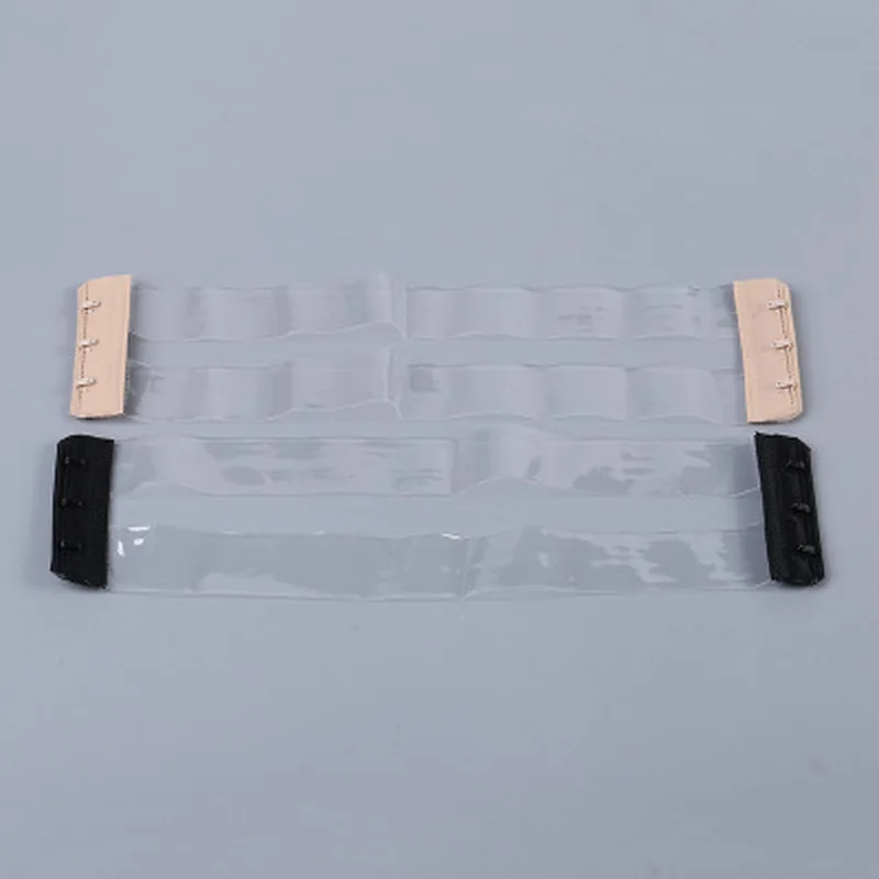 

Women New Silicone Non Slip Buckle Clear Bra Straps Invisible Transparent Bra Strap Backless Elastic Bra Extender Shoulder Strap