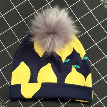 

fashion newborn baby children hat cap for girls pompom baby born care infant toddler hats bonnet skullies beanies for kids boys