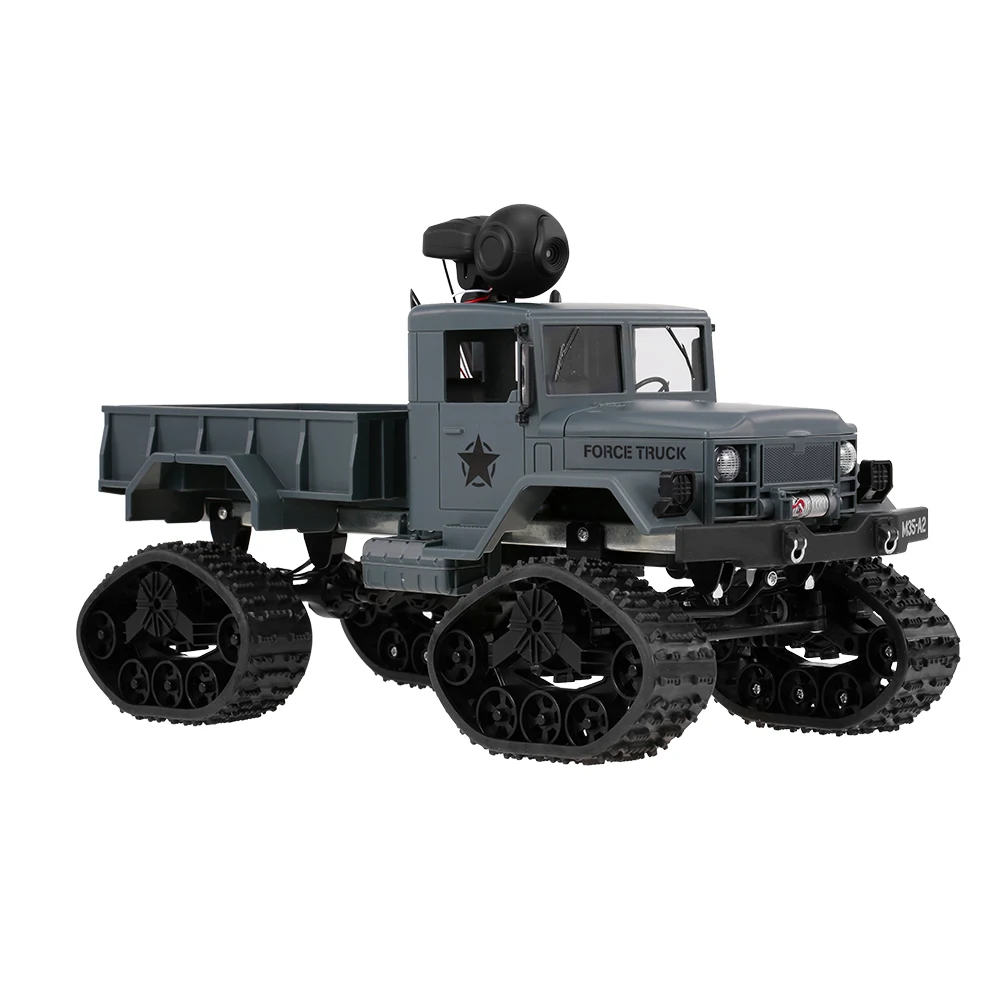 

FY001B RC Car 1/16 2.4GHz 4WD 480P Wifi FPV Camera 3000G Load Snow Tire Militaire Truck Off-road RC Car Crawler with LED light