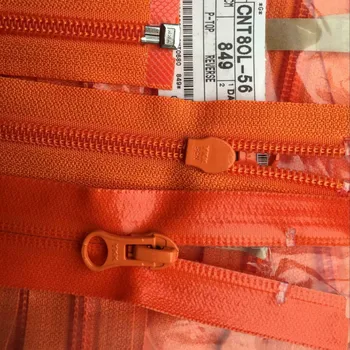 

2 pcs/lot Waterproof Ykk Zipper ORANGE OPEN END FOR hiking Outdoor Clothing SLEEPING Bag SEWING ACCESSORIES