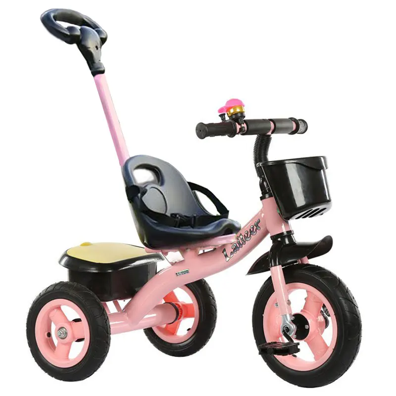 Portable Carbon Steel Children's Tricycle Bicycle Bike Hand Push Three Wheels Stroller Child Tricycle Baby Trolley Cart Trike Portable Carbon Steel Children's Tricycle Bicycle Bike Hand Push Three Wheels Stroller Child Tricycle Baby Trolley Cart Trike