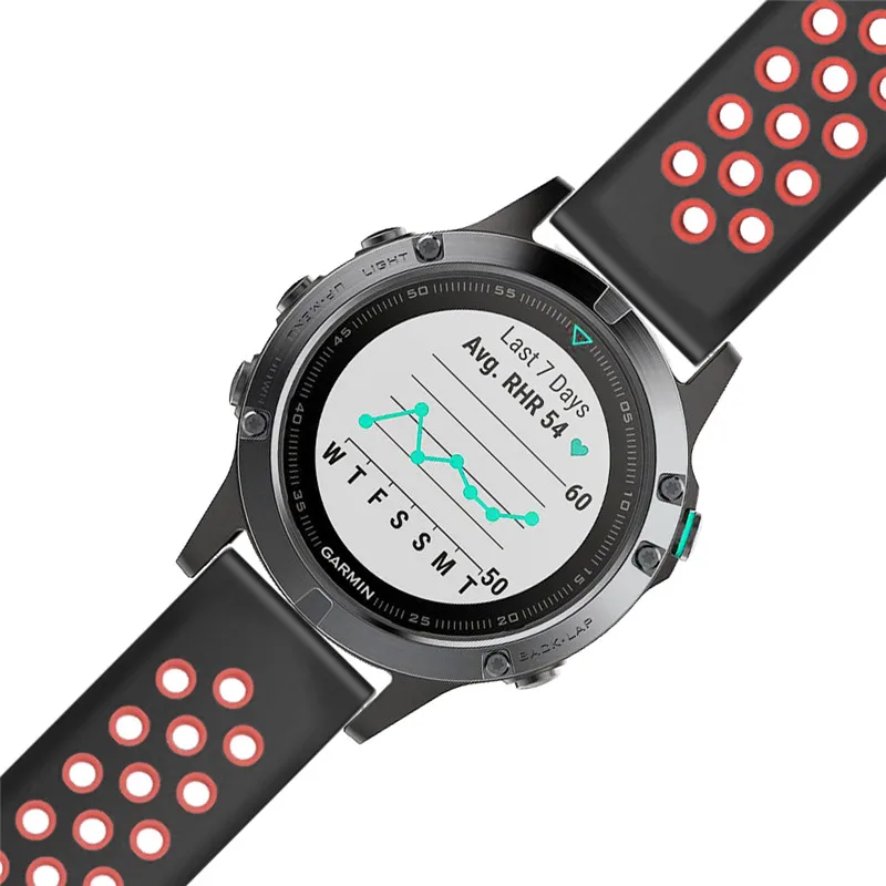 22 мм ремешок для часов Garmin Fenix 5 ремешок для часов Quick Release силиконовый браслет Easyfit для Garmin Forerunner 935/Forerunner 945 ремешок
