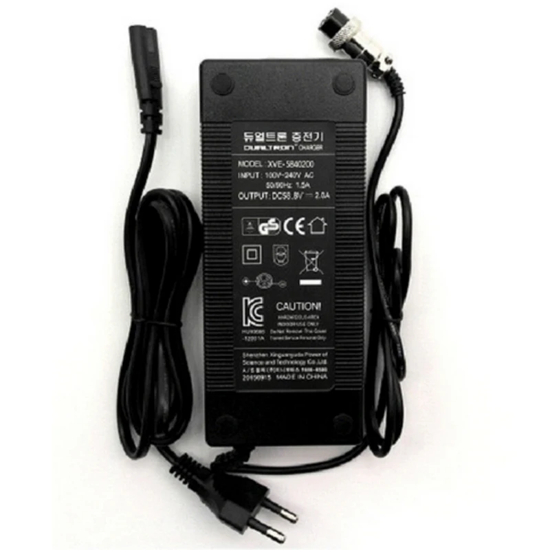 

60V Charger for DUALTRON 2 and Dualtron Ultra Electric Scooter Skateboard Battery Charger Adapter Power Supply