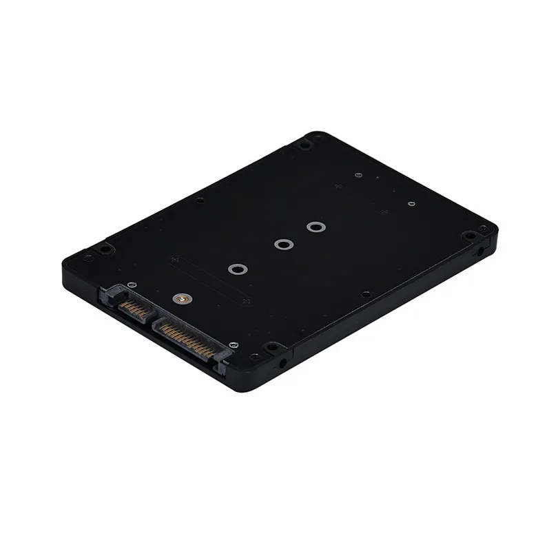 

Hot Brand 2017 NGFF SSD To 2.5 SATA Adapter Card Case BK