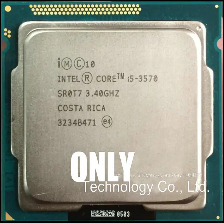 Процессор intel I5 3570 четырехъядерный процессор(3,4 ГГц/L3 = 6 м/77 Вт) разъем LGA 1155 настольный процессор i5-3570