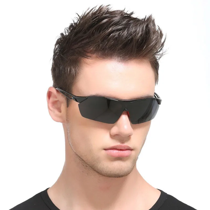 2017 Polarized Sports Men Sunglasses UV400 Exercise Glasses Mountain