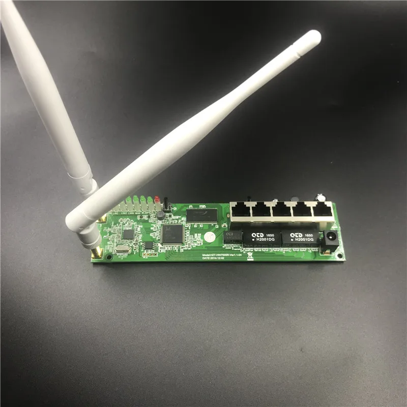OEM 5-port wireless router motherboard module custom screw hole metal shell broadband fast home kit 2.4G wireless4 module router OEM 5-port wireless router motherboard module custom screw hole metal shell broadband fast home kit 2.4G wireless4 module router