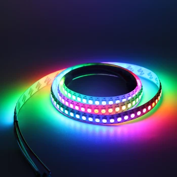 

LED Strip light WS2812B ws2812 IC Programmable Individual Addressable 30/60/144 Pixels RGB 5050 SMD Dream Color Tape lamp 1m 5m