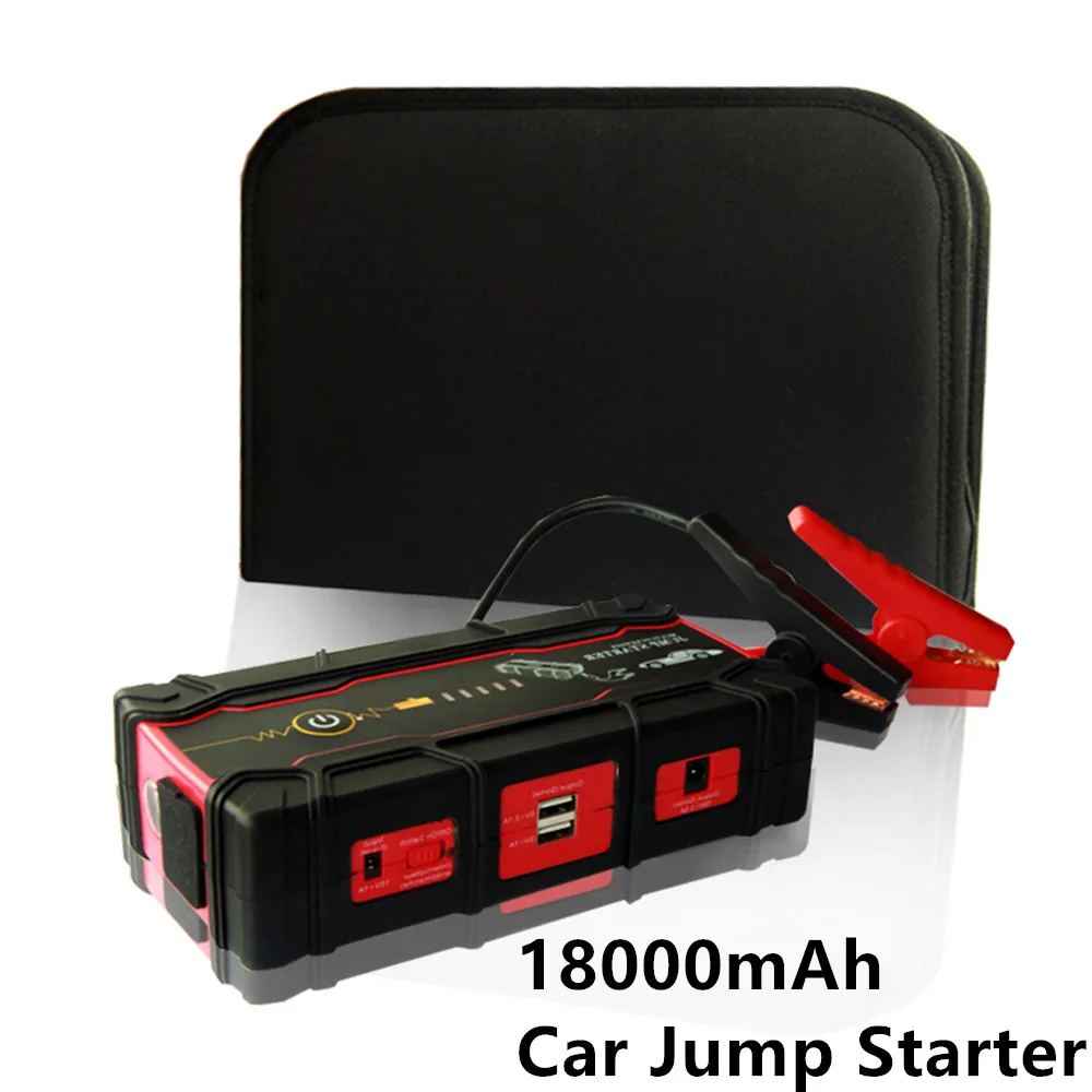Portable Car Battery Charger 18000mAh Starter Jumper Power 800A Mobile