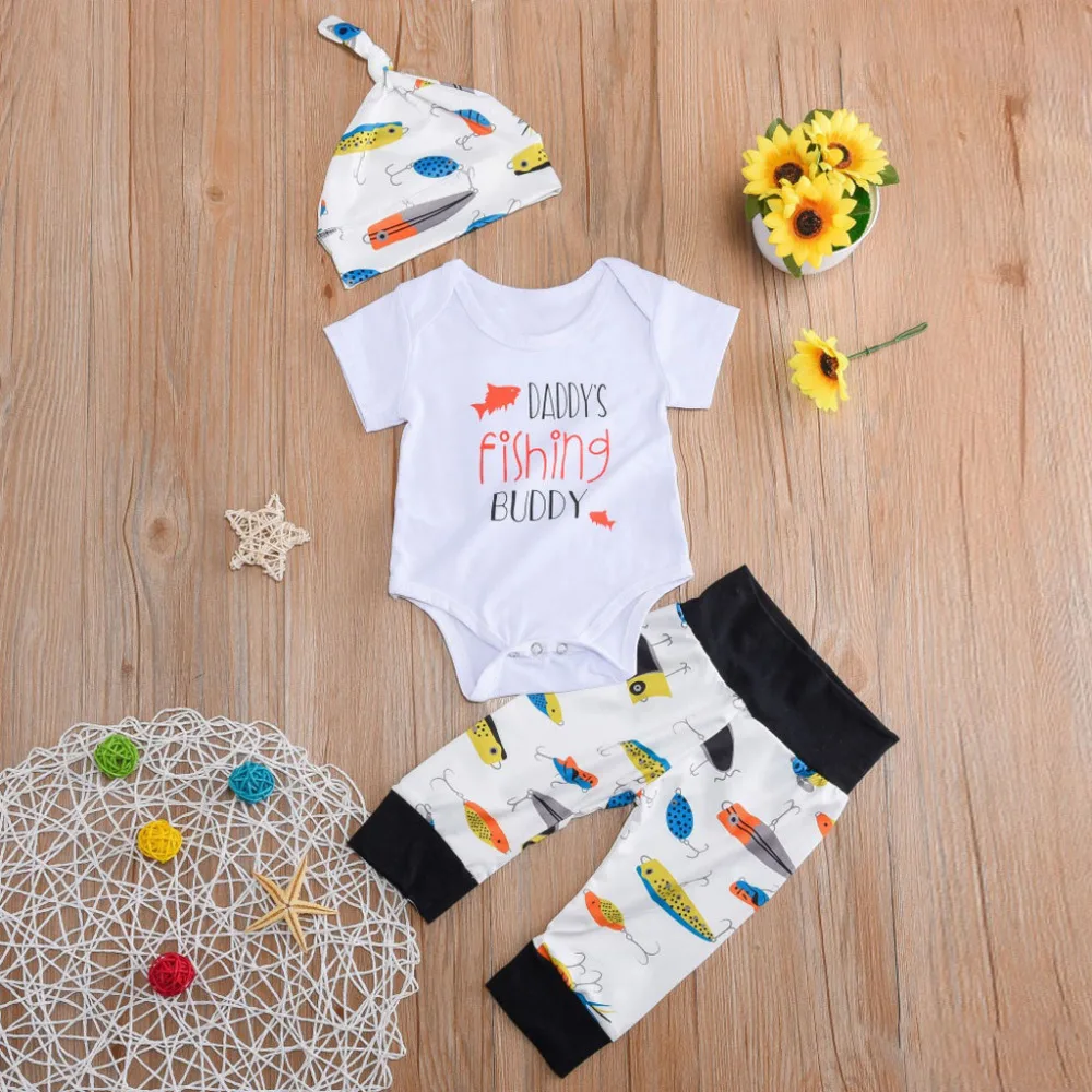 

2019 baby summer clothes O-Neck t-shirt Baby girl Boy l Short Sleeve T-shirt Tops+Shorts Set Outfit