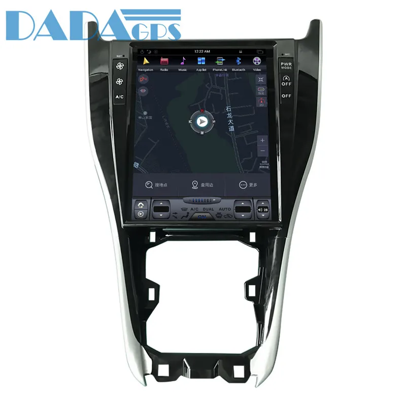 Clearance 12.1 Android Tesla style Car DVD Player GPS Navigation For TOYOTA Harrier 2013 2014 2015 2016 2017 2018 head unit multimedia IPS 6