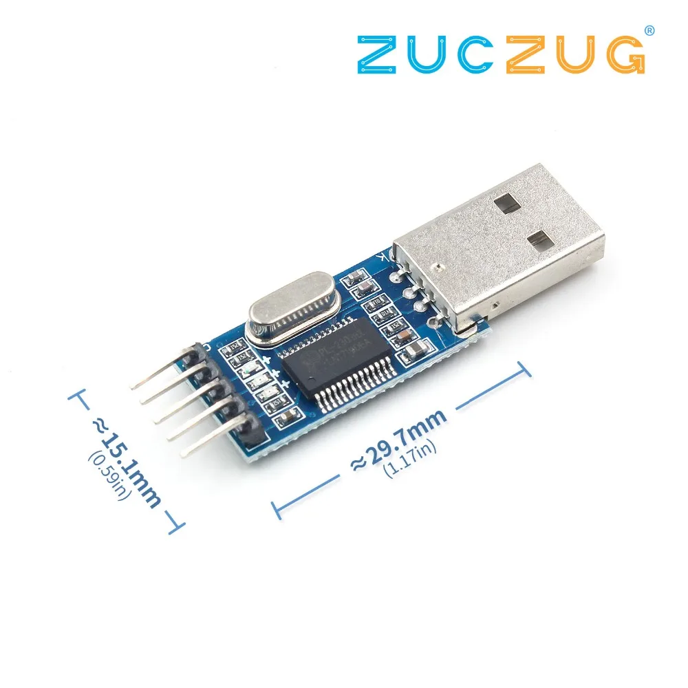PL2303 USB в RS232 TTL конвертер адаптер Модуль | Электронные компоненты и принадлежности