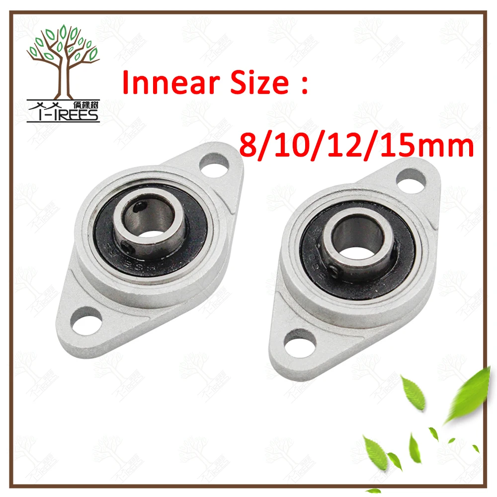 

2pcs/a lot Bearing Steel Bore 8mm 10mm 12mm 15mm Pillow Block Bearing Mounted Innear Cast Housing Self-aligning Bearing mount
