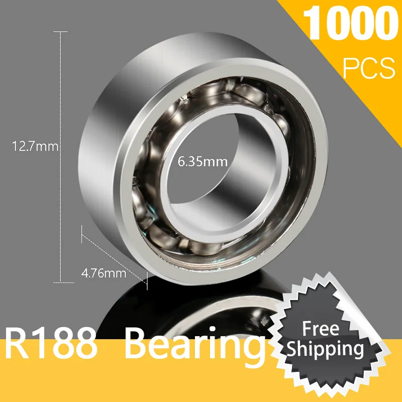 

1000pcs R188 Bearings For EDC Hand Spinner Pattern Fidget Spinner Toys And ADHD Adults Children Educational Toys