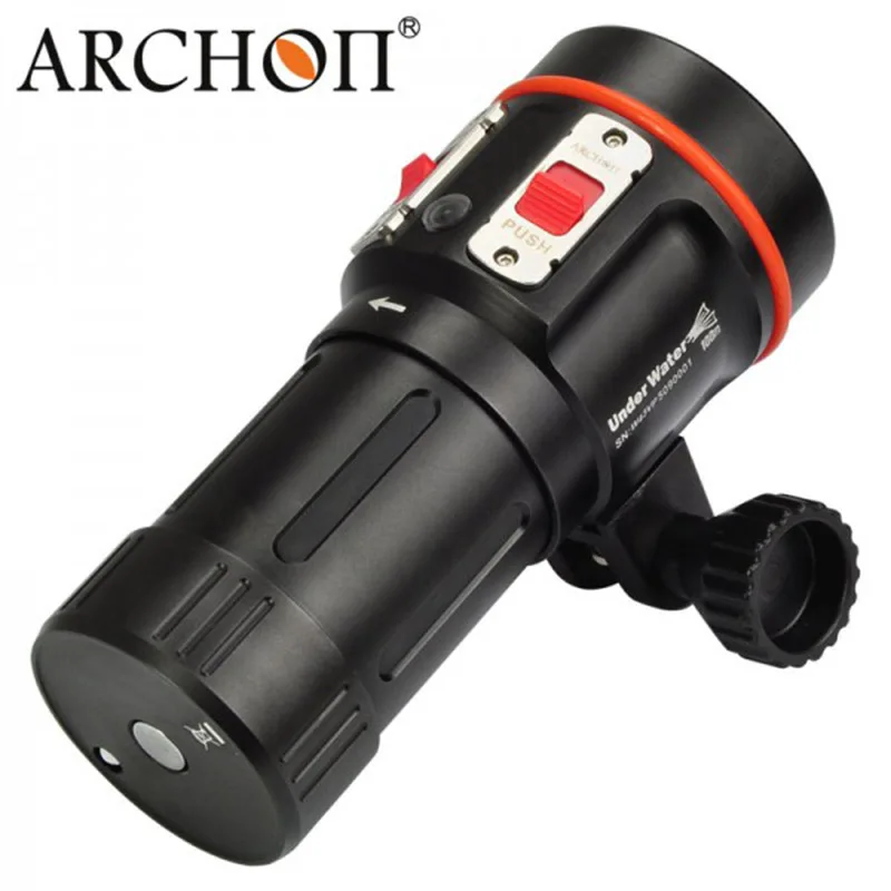 Светодиодный фонарик ARCHON W43VP D37VP для дайвинга и видеосъемки красный уф фонарь