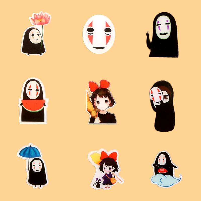 

Acrylic Badge Monsters And Girls Cute Cartoon Kawaii Brooch Pin Icons Badges DIY Backpack Icons Badge For Clothing Accessories