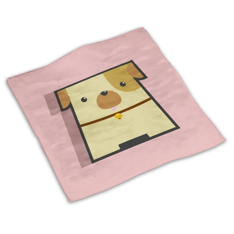Милые животные микрофибра квадратное полотенце для лица