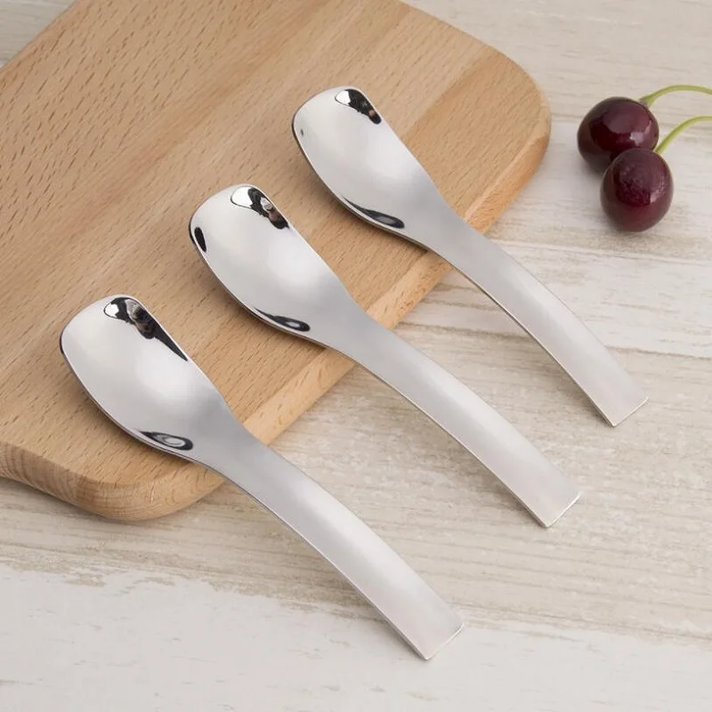 5 шт. ложка из нержавеющей стали 304 для десертного мороженого|stainless steel dessert spoons|spoon