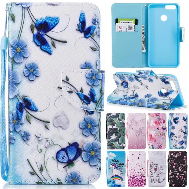 

For Honor 7X Leather Case on sFor Coque Huawei Honor 7X Cover for Fundas Huawei Honor 7X Play Cover Wallet Flip Stand Phone Case