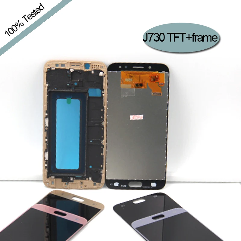 Яркость J730F ЖК дисплей s для samsung Galaxy J730 J7 Pro 2017 телефон Дисплей Сенсорный экран