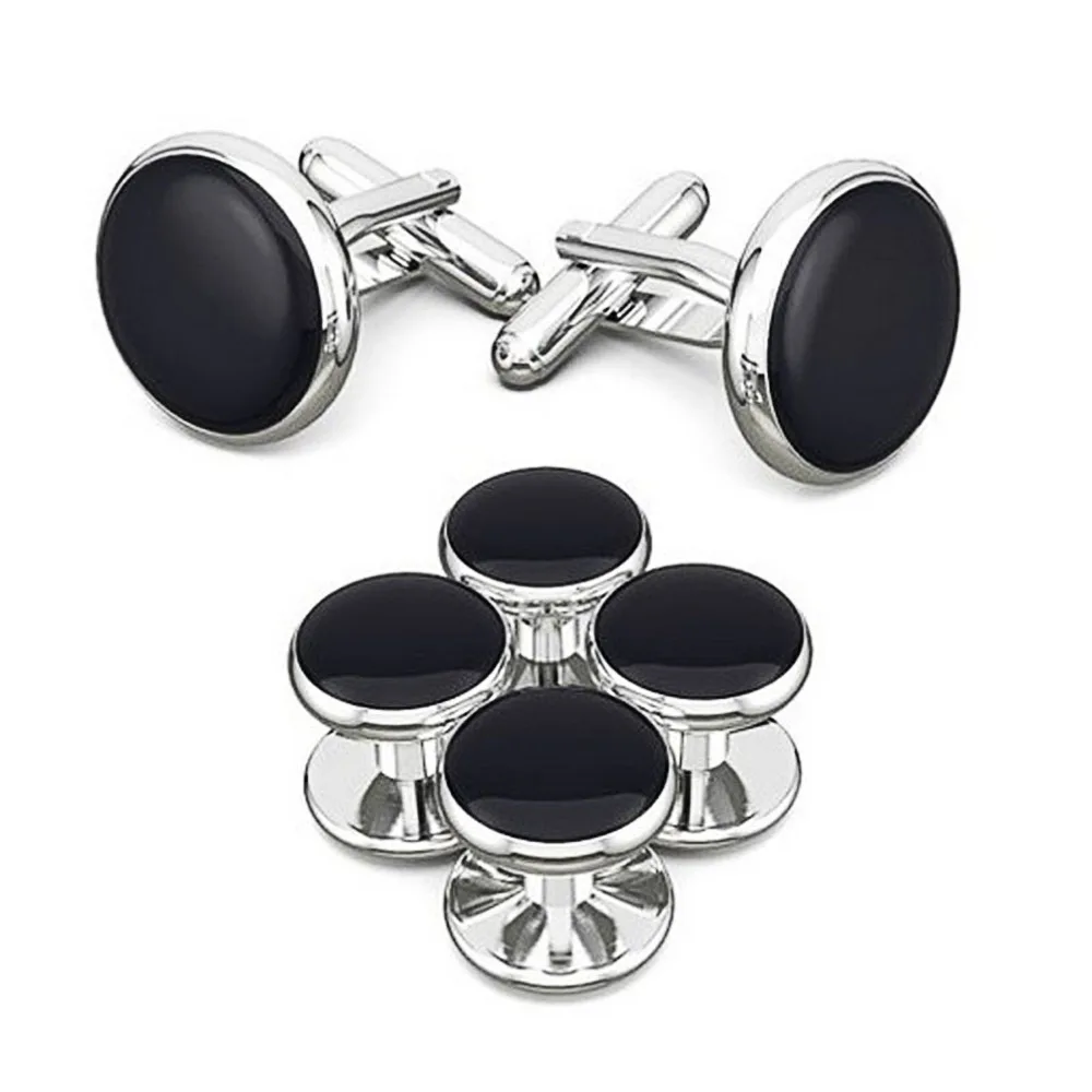 Promotions Classic Round Cufflink for Mens Shirt Cuff bottons High