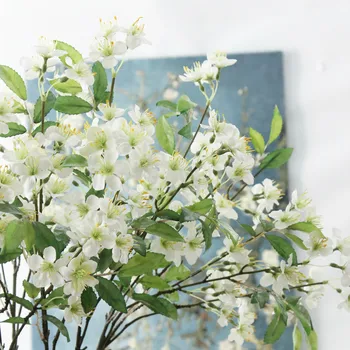 

65cm new arrive Cherry artifical FlowersTree Branch Silk Flower planting Home party Wedding Sakura Blossom Fake flowers Decor