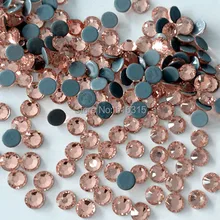Free shipping !!!! Korea rhinestone SS 20 50 gross Hot fix rhinestone light peach for man scarf