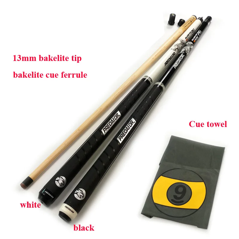 

314-2 Maple Wood Cue Shaft 3 Sections Billiard Cue Sitck 13mm Pool Jump and Break Cues white/black color Punch Jump cue China