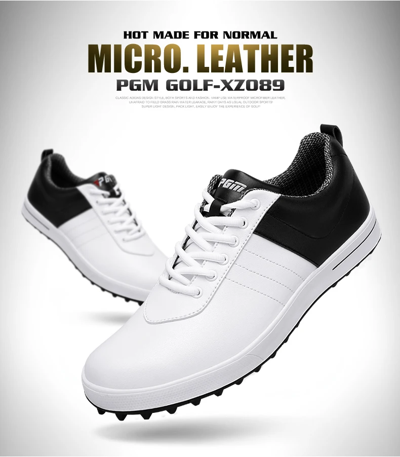 PGM حذاء جولف الرجال أحذية مضادة للماء أحذية رياضية لا أحذية تنفس أحذية رياضية