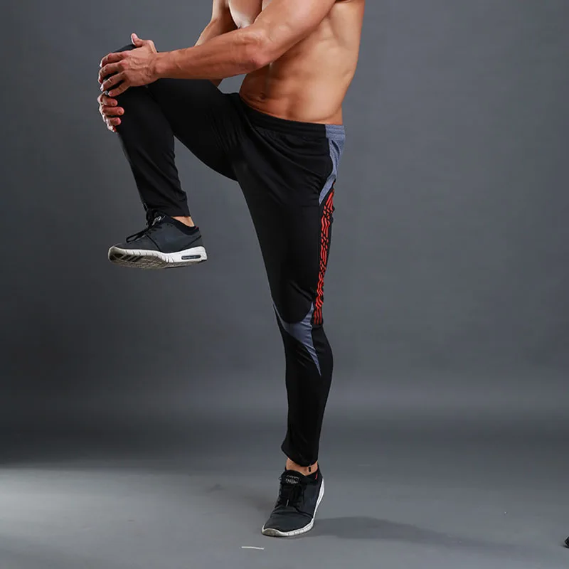 

2019 New Summer Sports Pants Men Elasticity Zipper Pockets Plus L-4XL Pants Man Men Sports Training Fitness Trousers
