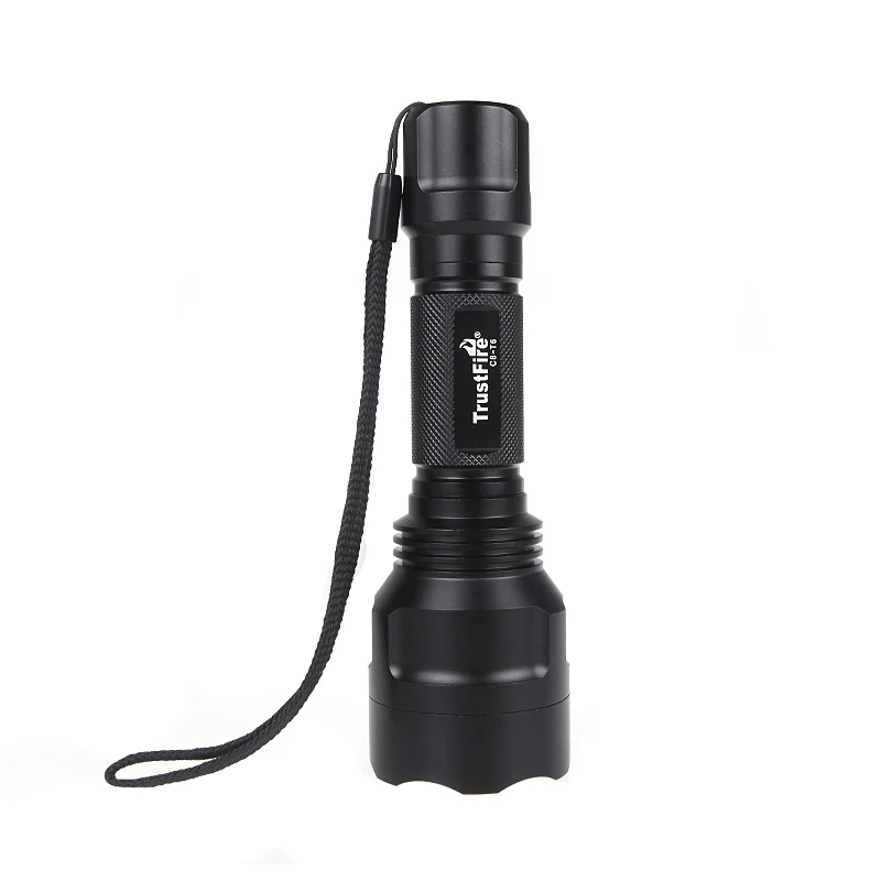 TrustFire C8-T6 2000LM CREE XML-T6 5-режимный светодиодный вспышка светильник износостойкий фонарь светильник по 18650 Батарея для самообороны